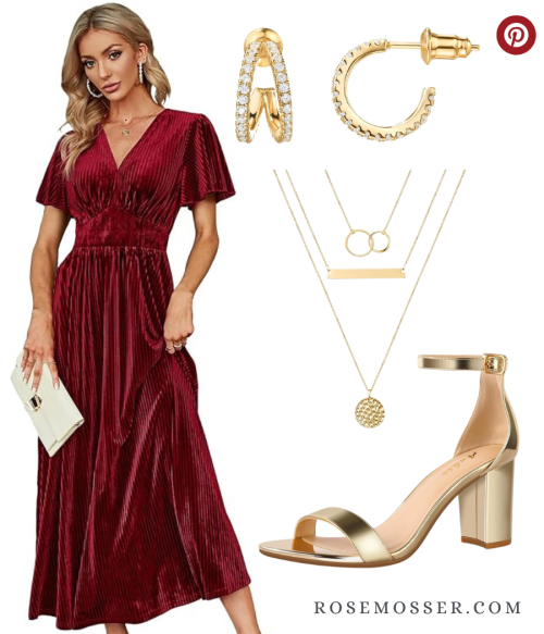 Red Wedding Guest Dress