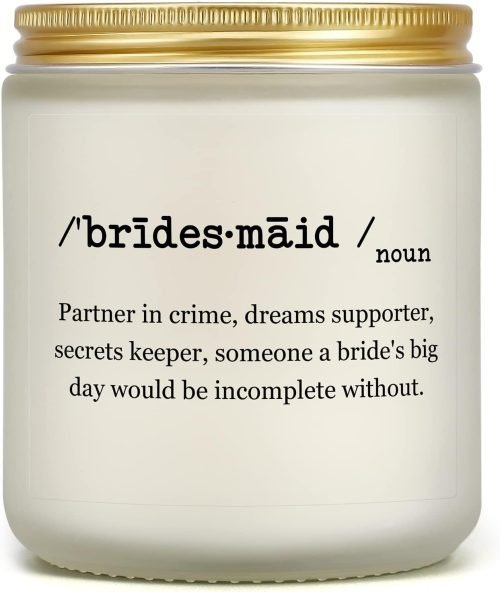 bridesmaid candle