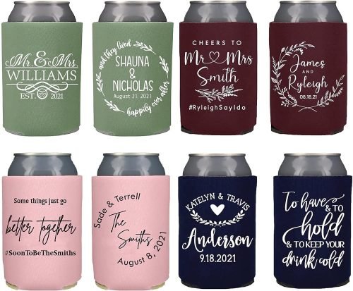 Wedding favor Koozies